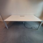 Ahrend - Adjustable conference table with screw, cable management and power socket – 240x120xH62-84 cm, ST03314 - Image 2