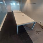 Ahrend - Adjustable conference table with screw, cable management and power socket – 240x120xH62-84 cm, ST03314 - Image 4