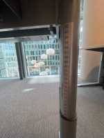 Adjustable desk with crank and cable management – 180x80xH62-84 cm, ST03450 - Image 10