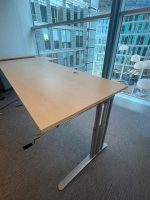 Adjustable desk with crank and cable management – 180x80xH62-84 cm, ST03450 - Image 4