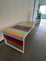 Design - Conference table with cable management and power socket – 298x100xH75 cm, ST03543 - Image 2