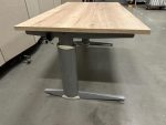 Aspa - Adjustable desk refurbished with crank and cable management ( the top is NEW ) - 140x80xH62-84 cm, ST03628 - Image 4