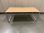 Adjustable desk with screw and cable management – 160x90xH62-86 cm, ST03692 - Image 2