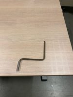 Vepa – Adjustable desk with crank and cable management – 140x80xH64-84 cm, ST03906 - Image 7