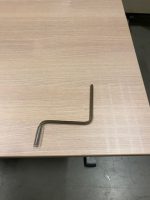 Vepa – Adjustable desk with crank and cable management – 140x80xH64-84 cm, ST03900 - Image 8