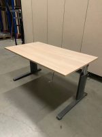 Vepa – Adjustable desk with crank and cable management – 140x80xH64-84 cm, ST03906 - Image 4