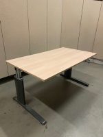 Vepa – Adjustable desk with crank and cable management – 140x80xH64-84 cm, ST03906 - Image 3