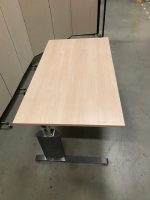 Vepa – Adjustable desk with crank and cable management – 140x80xH64-84 cm, ST03906 - Image 5