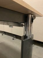 Vepa – Adjustable desk with crank and cable management – 140x80xH64-84 cm, ST03906 - Image 11