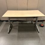 Electric sit-stand desk with cable management – 160x80xH72-115 cm, ST03746