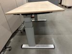 Electric sit-stand desk with cable management – 160x80xH66-130 cm, ST03745 - Image 7