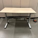 Electric sit-stand desk with cable management – 160x80xH66-130 cm, ST03745