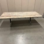 Massive wooden conference table – 250x113xH74 cm, ST03784