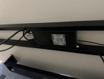 Adjustable electric sit-stand duo-desk with cable management and divider – 160x80xH72-120 cm, ST04014 - Image 12