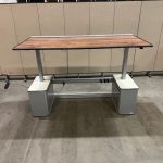 Electric sit-stand desk with cable management – 180x90xH59-124 cm, ST04015