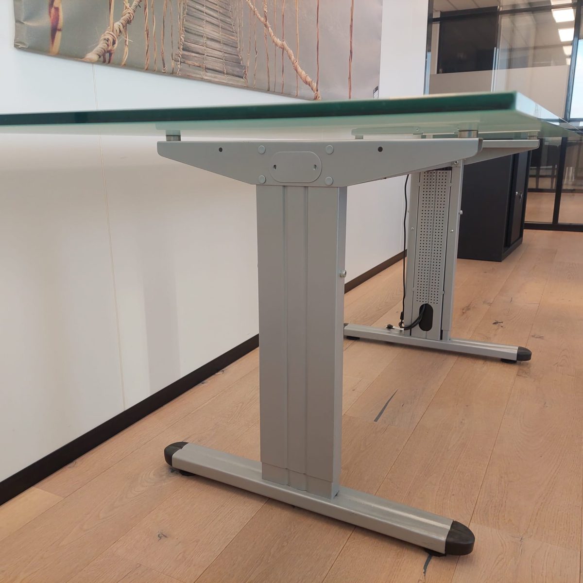 Design – Adjustable desk with screw – 205x80xH62-85 cm, ST03991 - Image 5