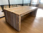 Massive wooden conference table – 210x120xH75 cm, ST03989 - Image 2