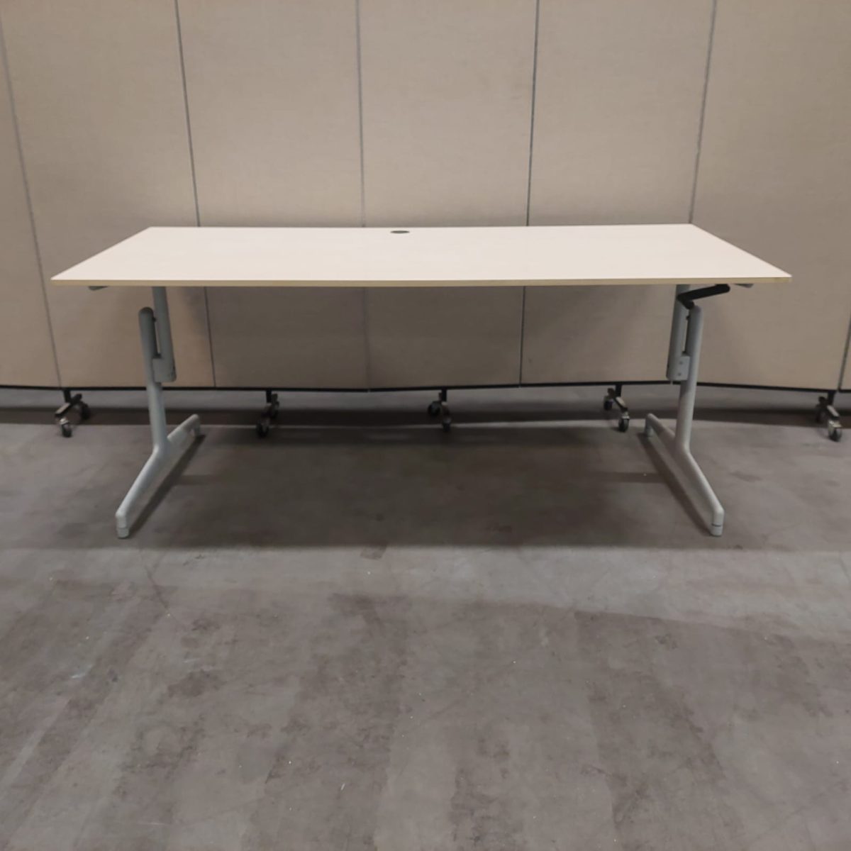 Lensvelt – Adjustable desk with crank – 180x80xH62-92 cm, ST04031 - Image 2