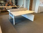 Ahrend - Adjustable duo-desk with crank, cable management, socket, monitor arm and divider - 160x80xH62-84 cm, ST04073 - Image 10