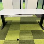 Lensvelt - Adjustable corner desk left with screw - 200x90/80xH62-82 cm, ST04189