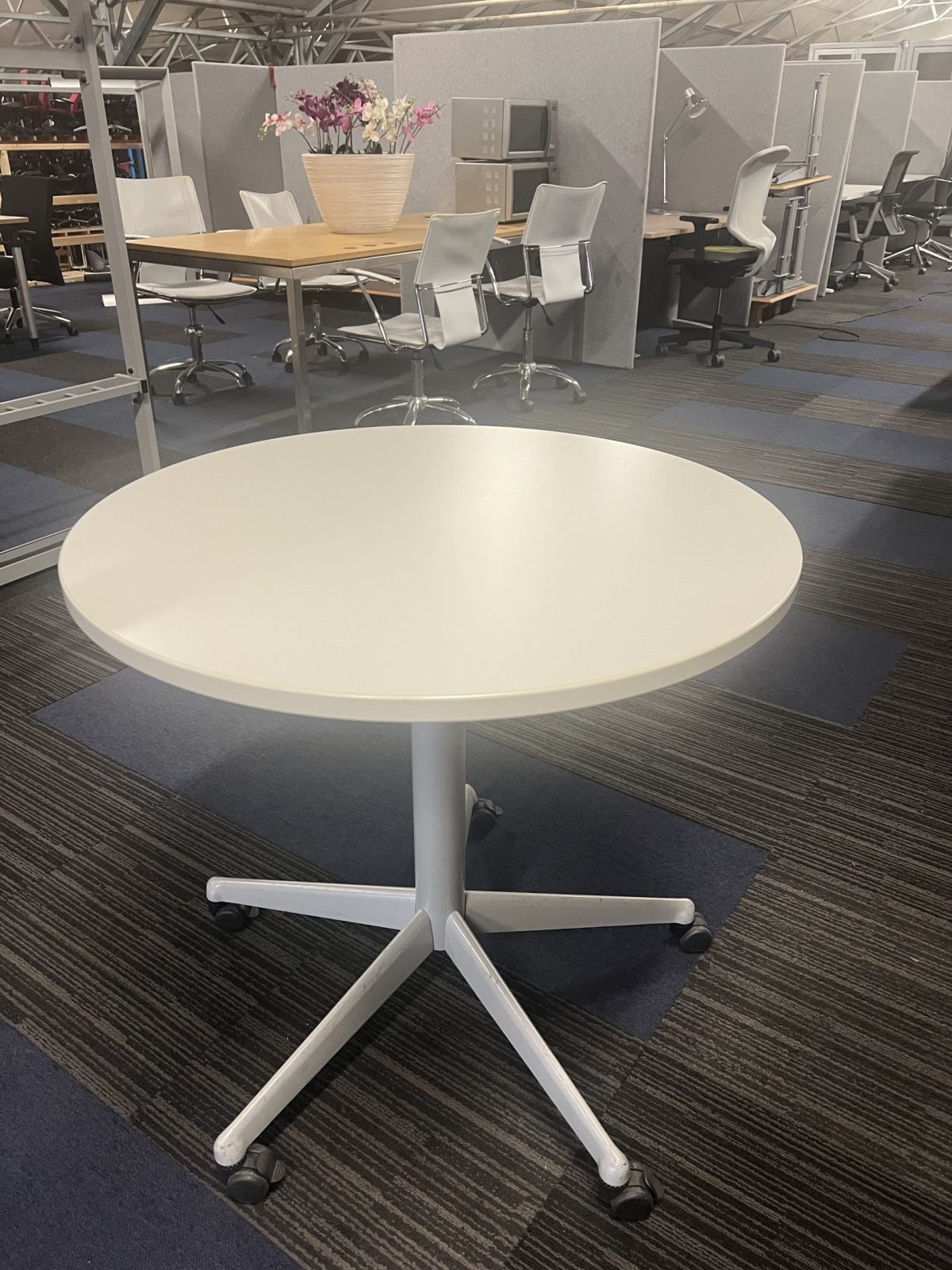 WERNDL - round table with wheels diameter 80xH75 cm, ST04103 - Image 2