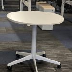 WERNDL - round table with wheels diameter 80xH75 cm, ST04103