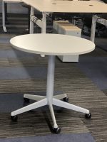 WERNDL - round table with wheels diameter 80xH75 cm, ST04103