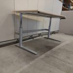 Adjustable desk with crank – 160x80xH62-92 cm, ST04029 - Image 6