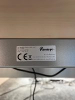 Kinnarps - Electric adjustable Sit-stand Duo desk with clable management and divider - 160x80xH62-128 cm, ST04234 - Image 17