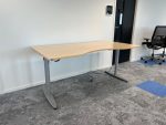 Kinnarps - Electric adjustable desk with cable management 180x90xH62-85 cm, ST04233 - Image 2