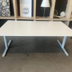 Gispen TM – Adjustable desk with crank and cable management – 200x120xH62-86 cm, ST04323