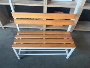 Sports bench, dressing bench, wardrobe bench – 99x40xH180 cm, ST04260 - Image 4