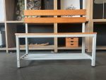 Sports bench, dressing bench, wardrobe bench – 99x40xH180 cm, ST04260 - Image 5
