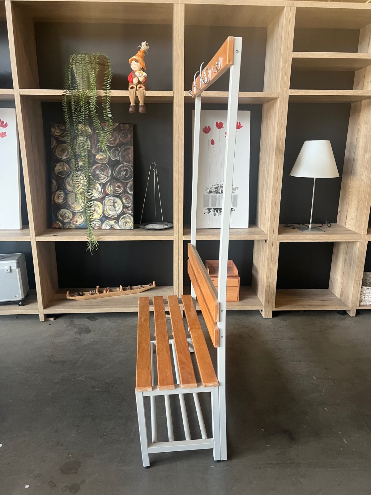 Sports bench, dressing bench, wardrobe bench – 99x40xH180 cm, ST04260 - Image 3