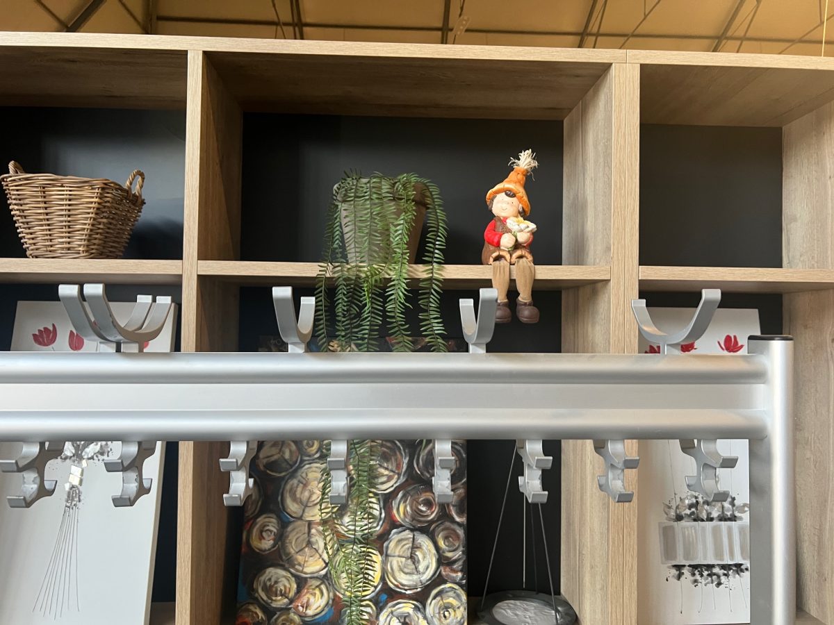 Coat rack on wheels – 95x38xH165 cm, ST04263 - Image 4