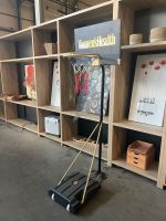 Basketball hoop - H201 cm, ST04282 - Image 3