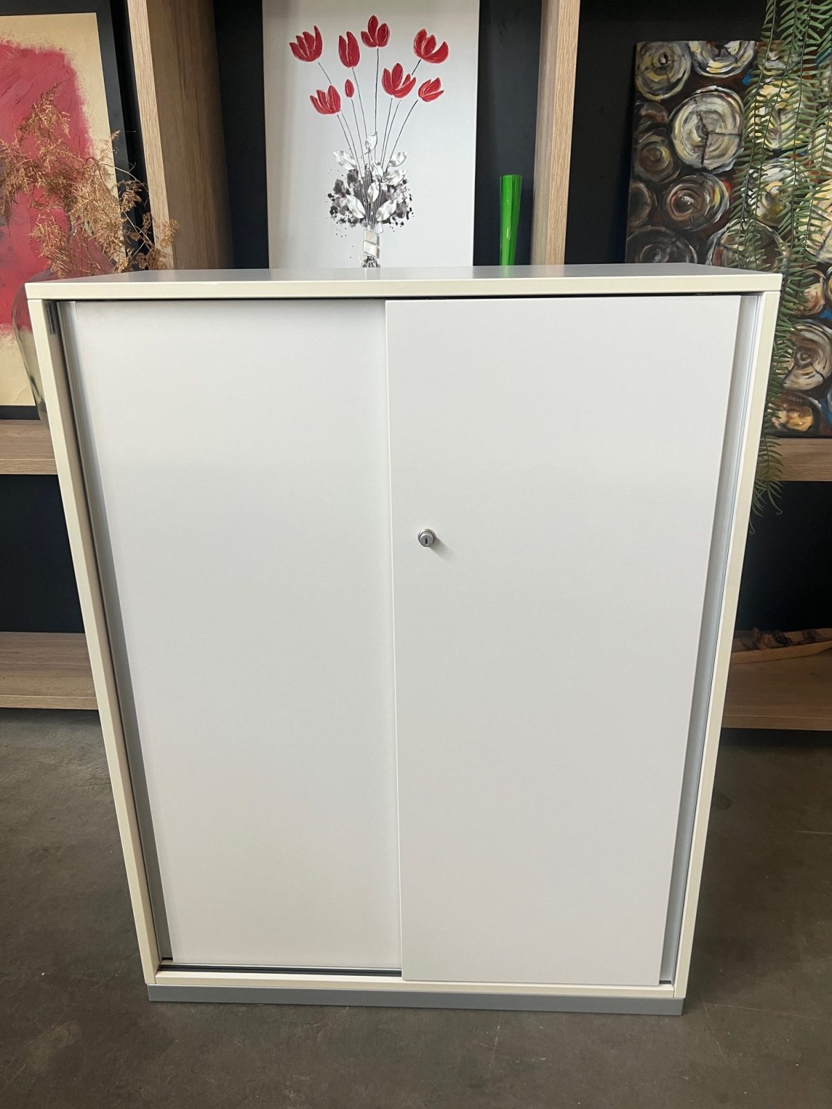 Steelcase - Storage cabinet – 90x44xH117 cm, ST04001 - Image 5