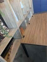 Adjustable desk with screw – 180x90xH62-84 cm, ST04319 - Image 5