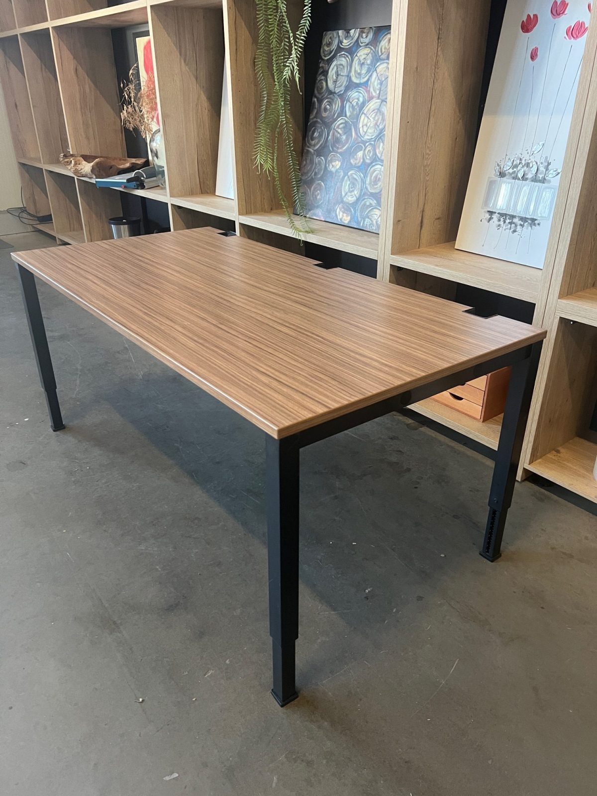 Adjustable desk with screw – 180x90xH62-84 cm, ST04319 - Image 6