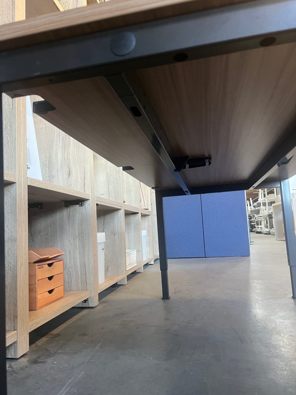 Adjustable desk with screw – 180x90xH62-84 cm, ST04319 - Image 8