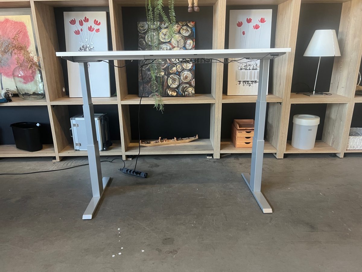 Actiforce – Electric sit-stand desk with cable management – 158x76xH64-130 cm, ST04322 - Image 7