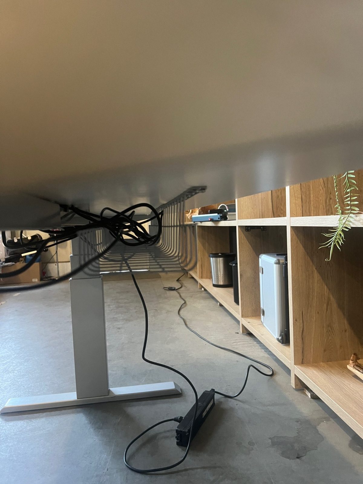 Actiforce – Electric sit-stand desk with cable management – 158x76xH64-130 cm, ST04322 - Image 11