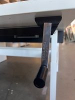 Ahrend – Adjustable duo-desk with crank, acoustic panel ( NEW FABRIC), cable management and power socket – 160x80xH62-86 cm, ST04330 - Image 12