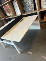 Ahrend – Adjustable duo-desk with crank, acoustic panel ( NEW FABRIC), cable management and power socket – 160x80xH62-86 cm, ST04330 - Image 5