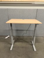 Electric sit-stand desk with cable management – 120x80xH62-128 cm, ST04379