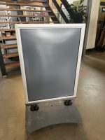Sidewalk sign on wheels - 67x3xH116 cm, ST04361