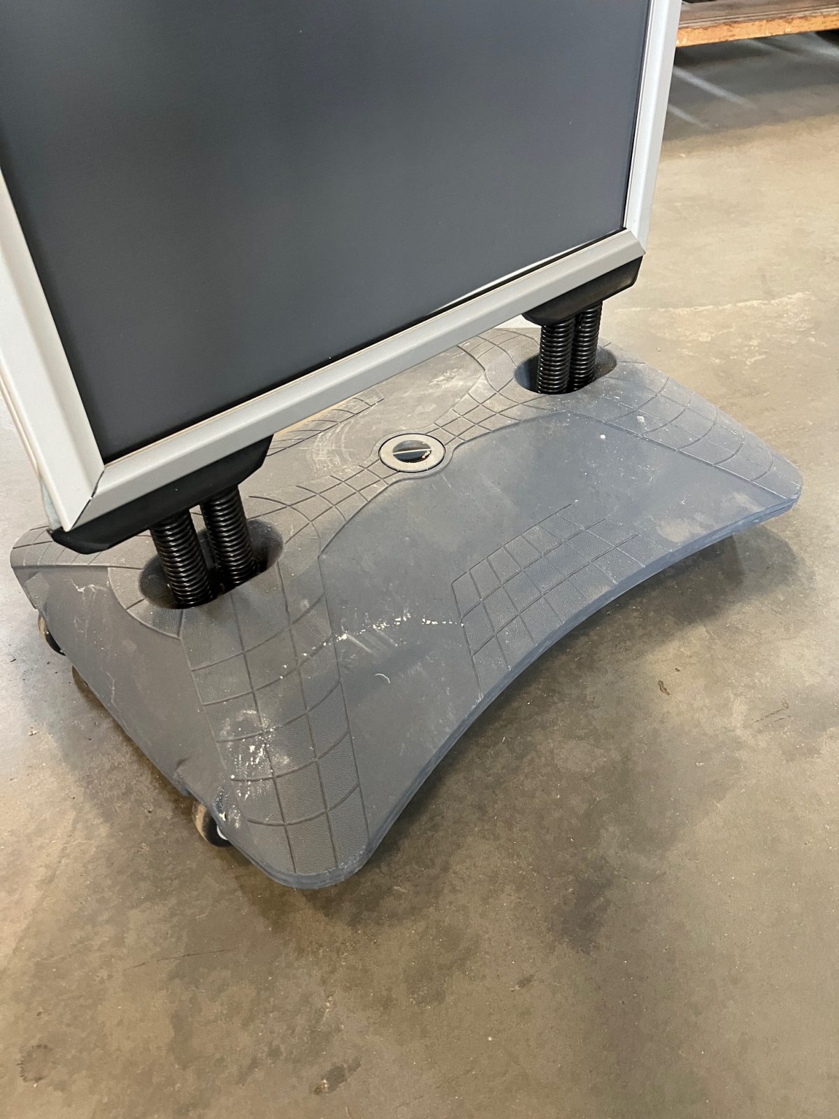 Sidewalk sign on wheels - 67x3xH116 cm, ST04361 - Image 4