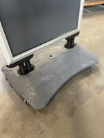 Sidewalk sign on wheels - 67x3xH116 cm, ST04361 - Image 4