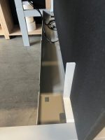 Voortman – Electric sit-stand duo-desk with cable management, Ergotron monitor arm, acoustic panel ( NEW FABRIC) – 160x76xH65-125 cm, ST04376 - Image 11