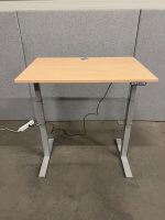 Electric sit-stand desk with cable management – 120x80xH62-128 cm, ST04379 - Image 2